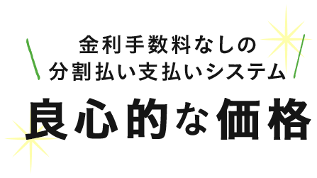 金利手数料なしの分割払い支払いシステム良心的な価格